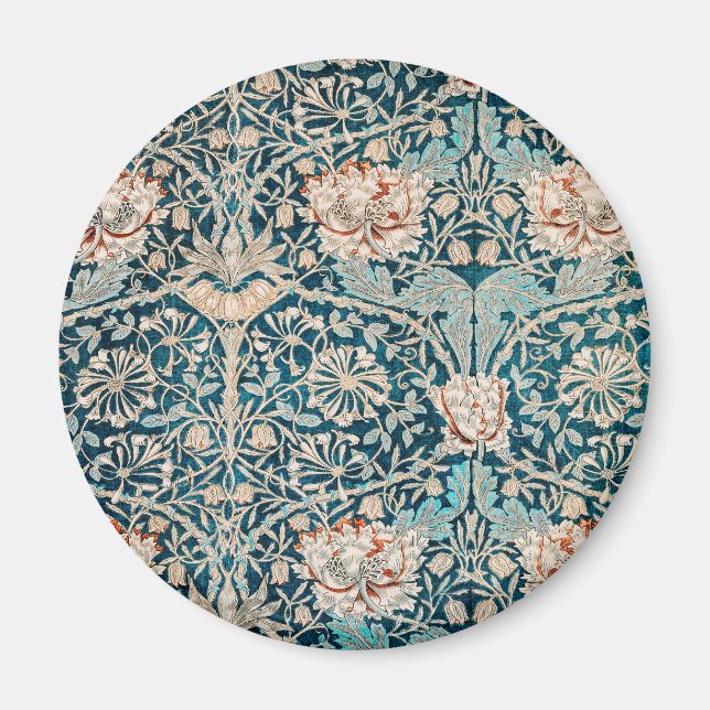 Imán Patrón de William Morris Honeysuckle 1876 (Frente)