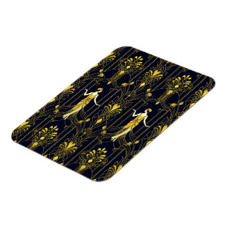 Imán Patrón decorativo dorado y negro de Gabsy