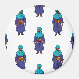 Imán Patrón del hombre tuareg marroquí