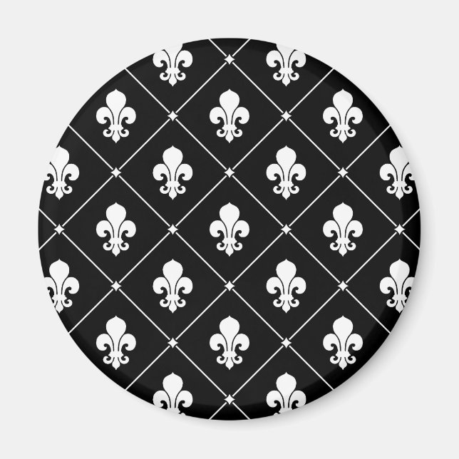 Imán Patrón Fleur De Lis (Frente)