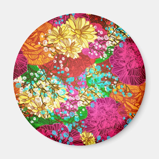 Imán Patrón floral (Frente)