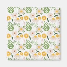 Imán Patrón floral