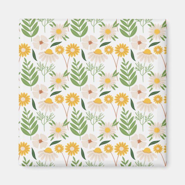 Imán Patrón floral (Frente)