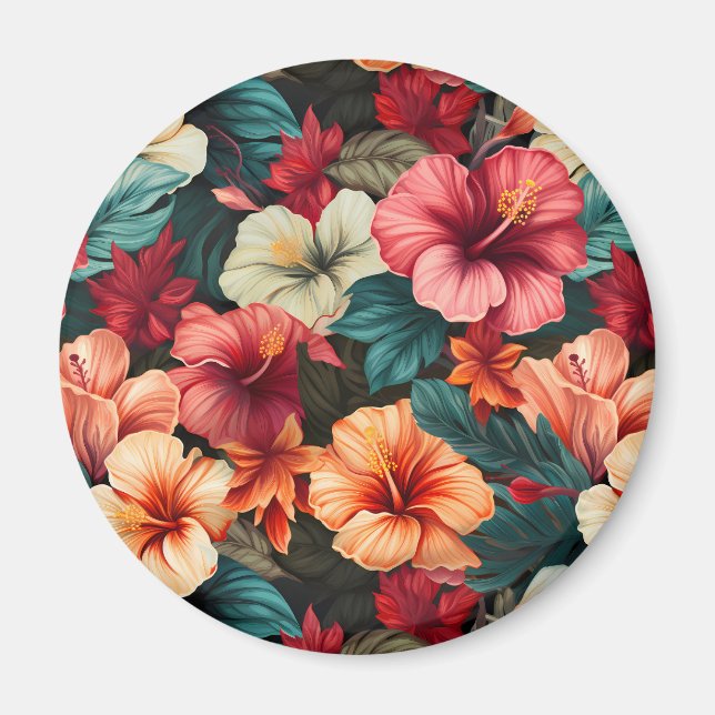 Imán Patrón floral #23 (Frente)