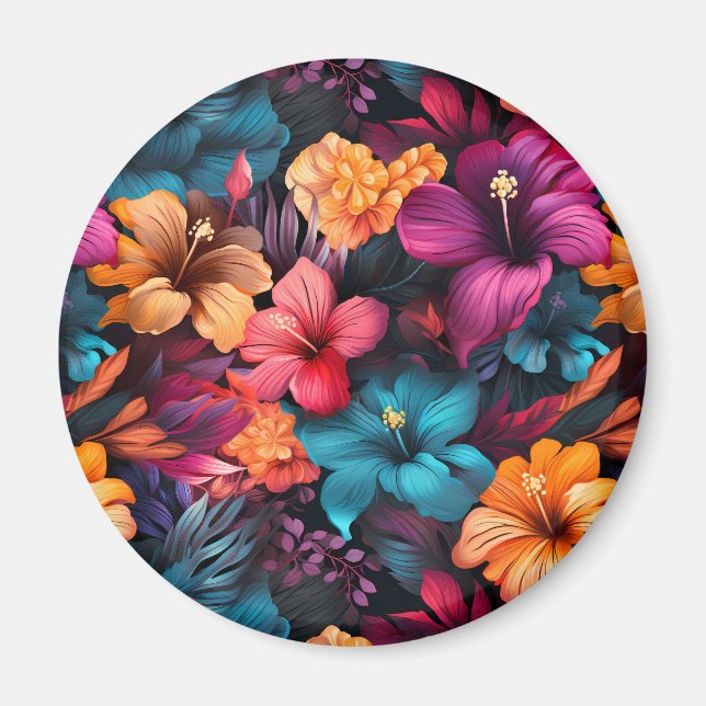 Imán Patrón floral #25 (Frente)