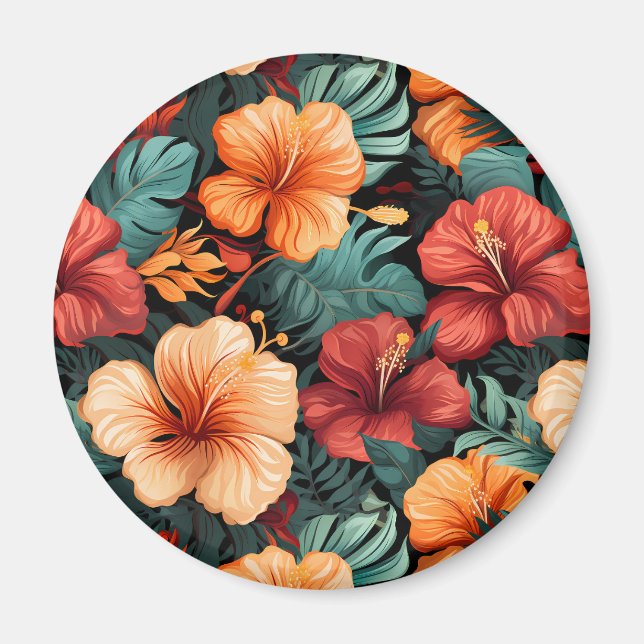 Imán Patrón floral #27 (Frente)