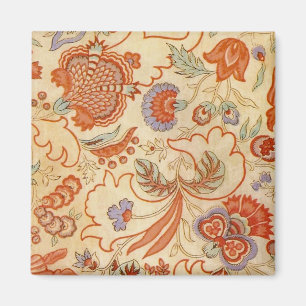 Imán Patrón Floral Antiguo de Paisley Chintz