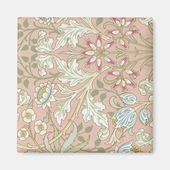 Imán Patrón floral de William Morris (Frente)