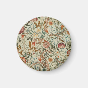 Imán Patrón floral de William Morris Acanthus Embroider