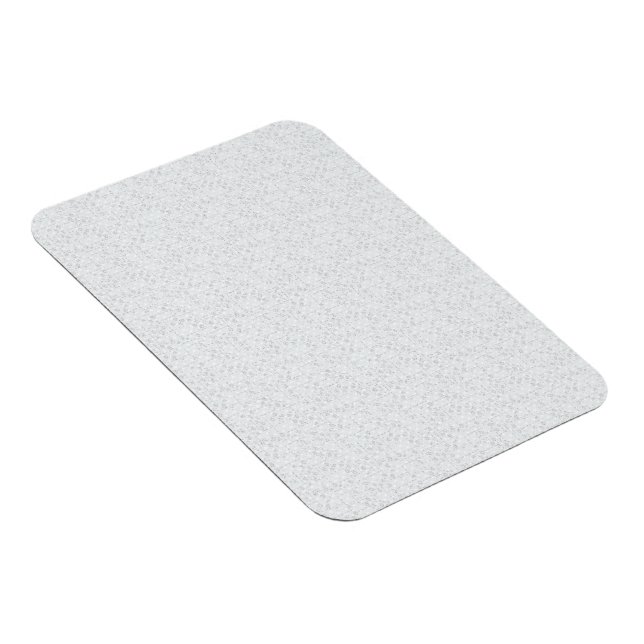Imán Patrón floral geométrico gris claro (Lado Derecho)