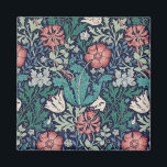 Imán Patrón floral vintage, William Morris<br><div class="desc">William Morris (24 de marzo de 1834 a 3 de octubre de 1896) fue un diseñador textil, poeta, novelista, traductor y activista socialista británico asociado al Movimiento de Artes y Artesanías Británicas. Fue uno de los principales contribuyentes al resurgimiento de las artes textiles tradicionales británicas y de los métodos de...</div>