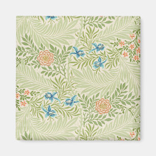 Imán Patrón floral William Morris Larkspur