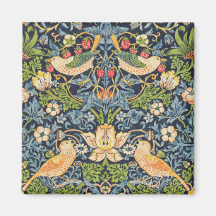Imán Patrón floral William Morris Strawberry Thef