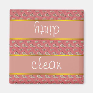 Imán Patrón Foxglove Petal Paisley