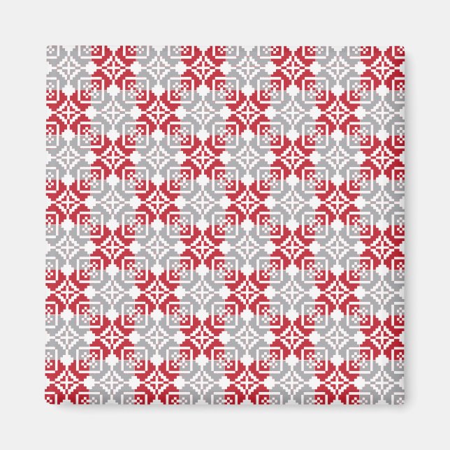 Imán Patrón geométrico III del SUN matutino (Frente)