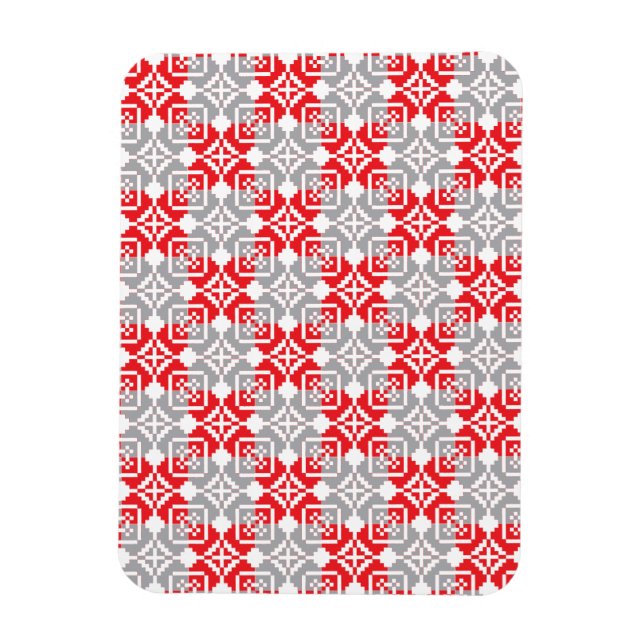 Imán Patrón geométrico VI del SUN matutino (Vertical)