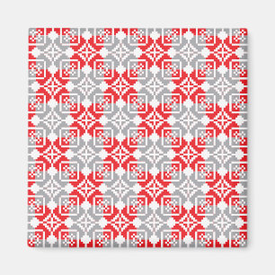 Imán Patrón geométrico VI del SUN matutino