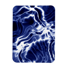 Imán Patrón giratorio azul