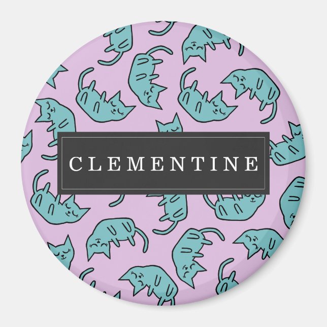 Imán Patrón gitano pacífico con nombre (Frente)