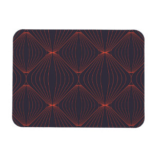 Imán Patrón gráfico sencillo y elegante inspirado en Na