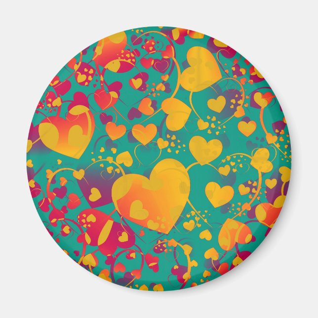 Imán patrón HEART ART 9 (Frente)