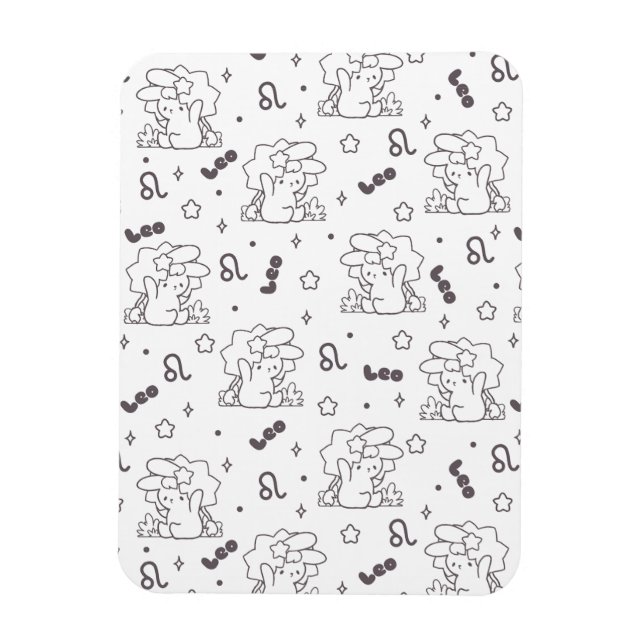 Imán Patrón III de la Serie Zodiac Tokki de Leo Loppi (Vertical)