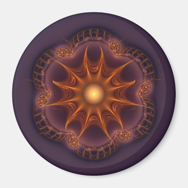 Imán Patrón místico fractal mágico (Frente)