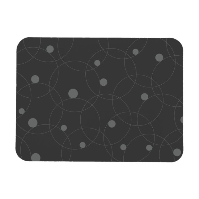 Imán Patrón moderno, simple, lúdico, divertido de círcu (Horizontal)