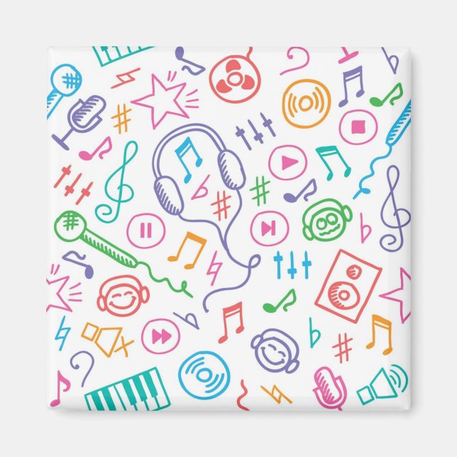 Imán Patrón musical (Frente)