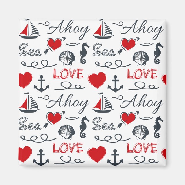 Imán Patrón náutico sin mar (Frente)