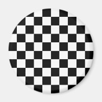 Patrón negro y blanco de verificación