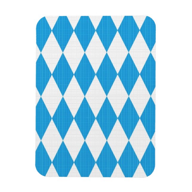 Imán Patrón Oktoberfest con textura de tela (Vertical)