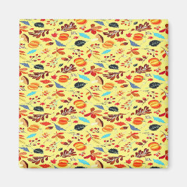 Imán Patrón otoño en amarillo