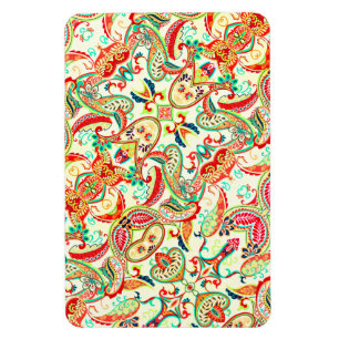 Imán Patrón paisley de color lindo
