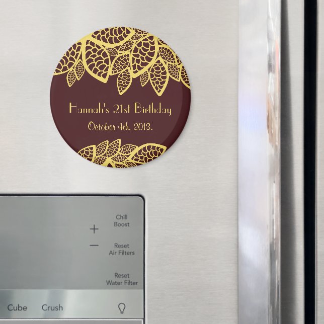 Imán Patrón Paisley, Paisley persa, Boteh, Cumpleaños (In situ (nevera))