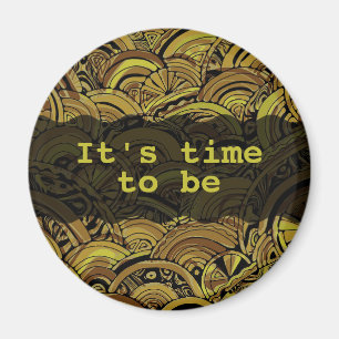 Imán Patrón Pintado A Mano Y Digitalmente Art. 15