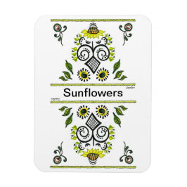 Imán Patrón popular de girasoles de Alexandra Cook