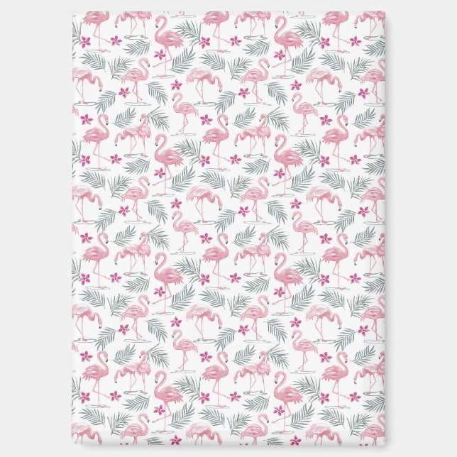 Imán Patrón repetido de pájaros cisnes (Anverso)