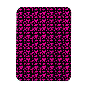 Imán Patrón Rosa Abstracto