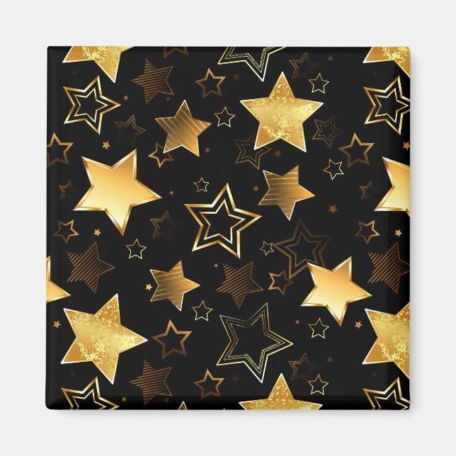 Imán Patrón sin foco con las estrellas doradas (Frente)