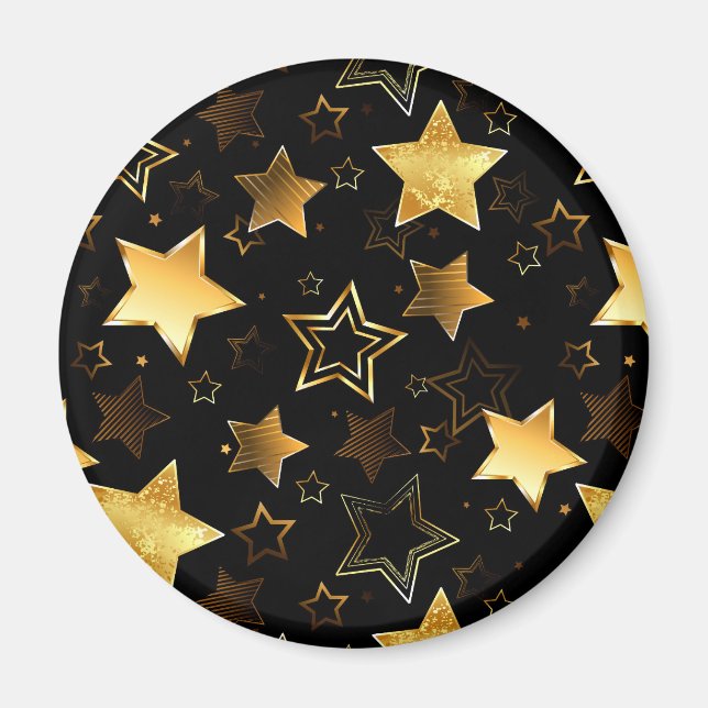 Imán Patrón sin foco con las estrellas doradas (Frente)
