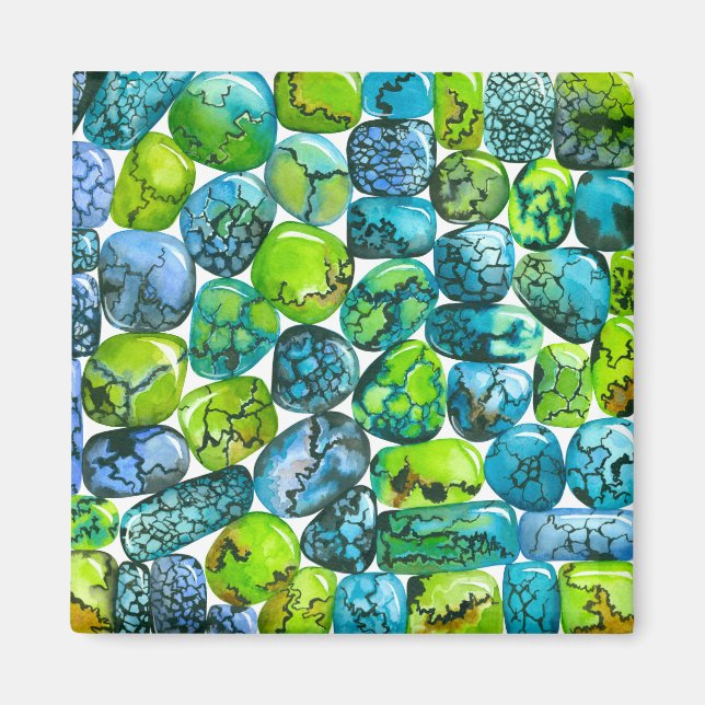 Imán Patrón turquesa (Frente)