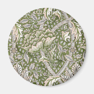 Imán : Patrón verde Windrush de William Morris: Vintage