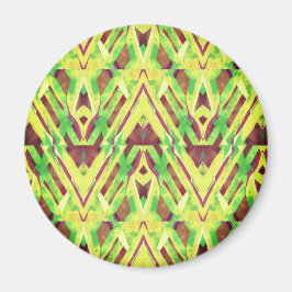 Imán Patrón verde y marrón