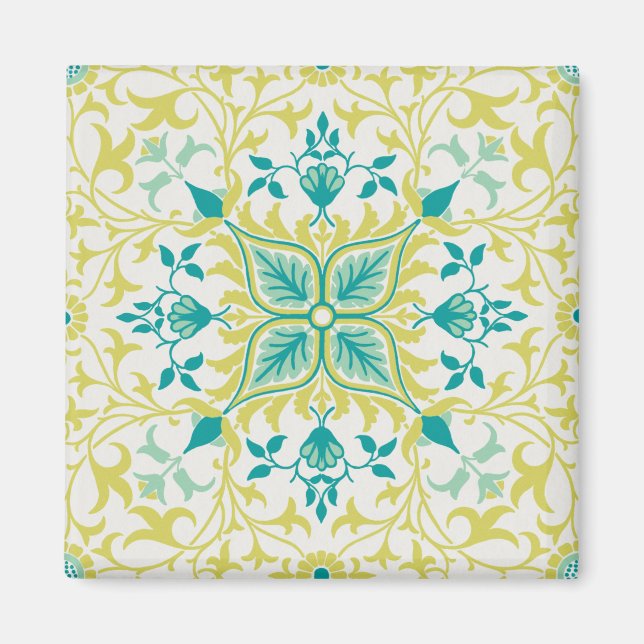 Imán Patrón vírico (de William Morris) (Frente)