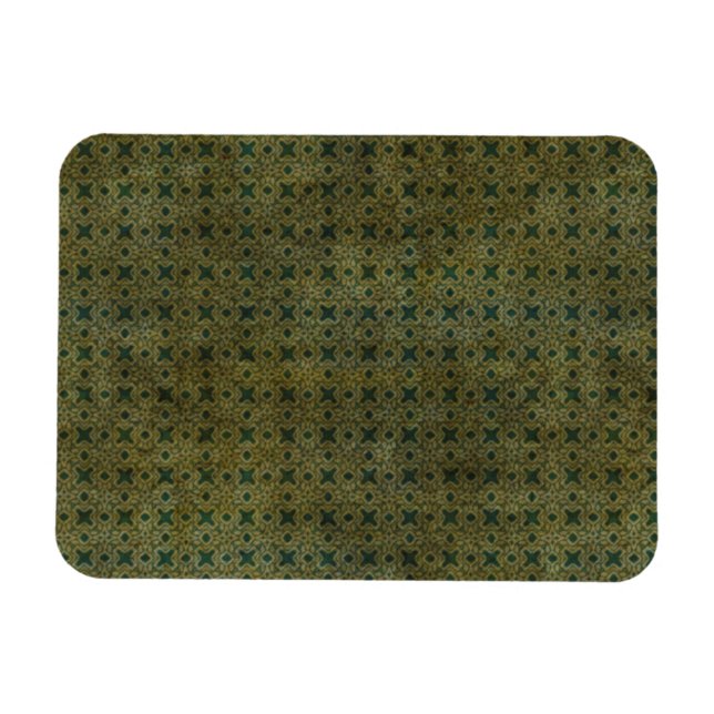 Imán Patrón Xs y Os en verde (Horizontal)