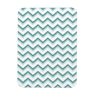 Imán Patrón ZigZag Chevron en verde menta