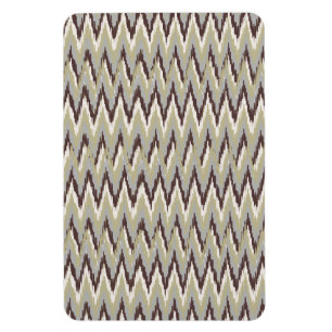 Imán Patrón ZigZag de café y salvia