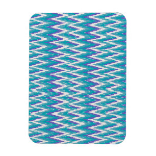 Imán Patrón ZigZag verde azulado y Amethyst
