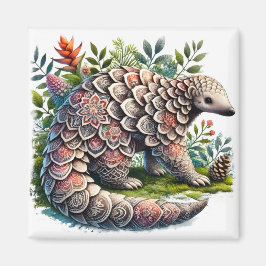 Imán Patrones de la naturaleza - Pangolin de la jungla